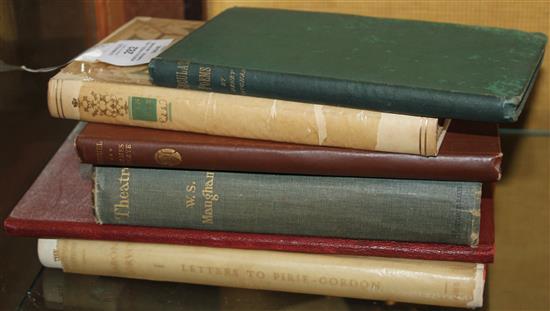 Nonesuch Press, 1 vol, Somerset, Maugham; Theatre; James Agate Rachel Robert Graves, The More Deserving Cases 1 vol